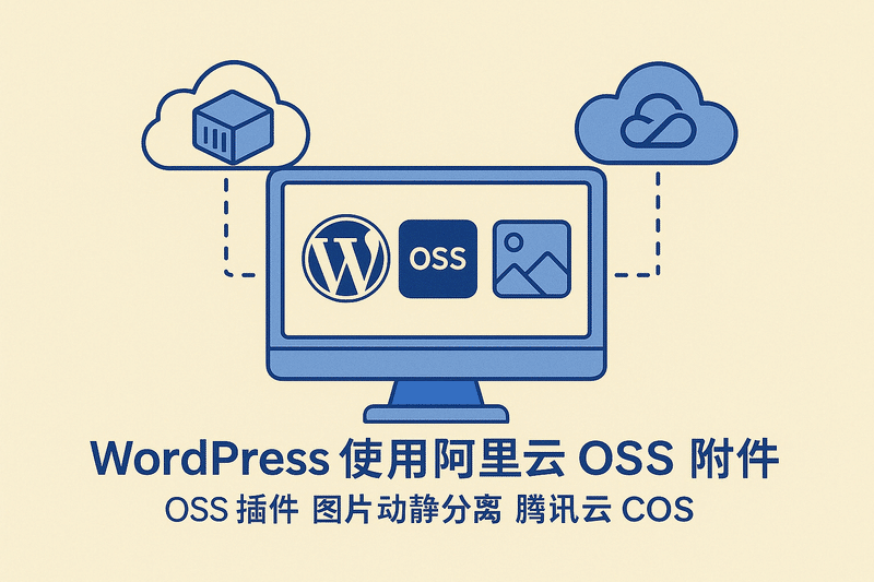 wordpress 使用阿里云oss 附件 oss插件 图片动静分离 腾讯云cos