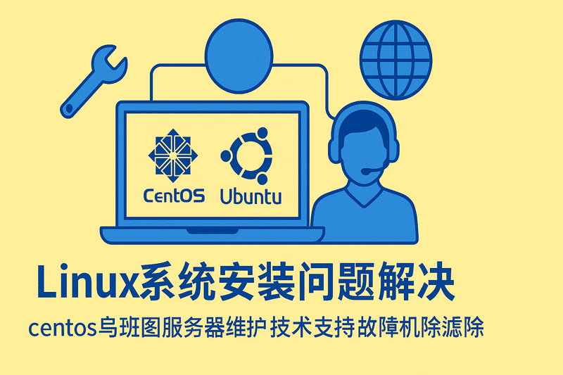 Linux系统安装问题解决centos乌班图服务器维护技术支持故障排除