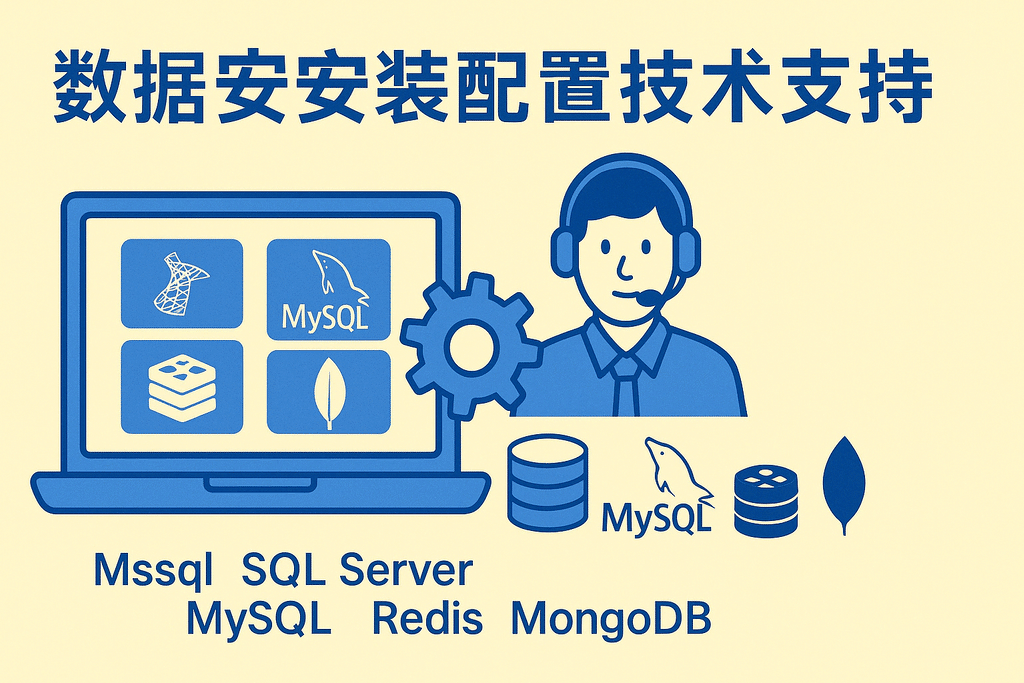 Mssql SQL Server MySQL Redis MongoDB 数据库安装配置技术支持