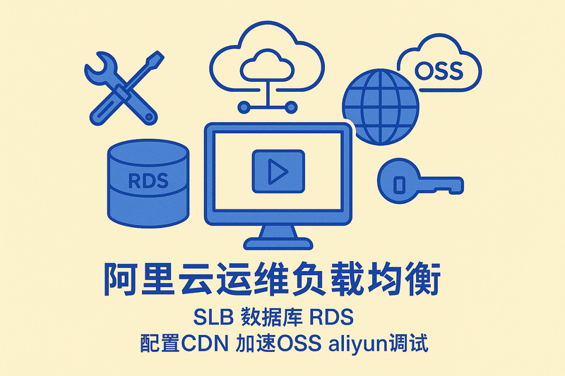 阿里云运维负载均衡 SLB 数据库 RDS 配置CDN 加速OSS aliyun调试