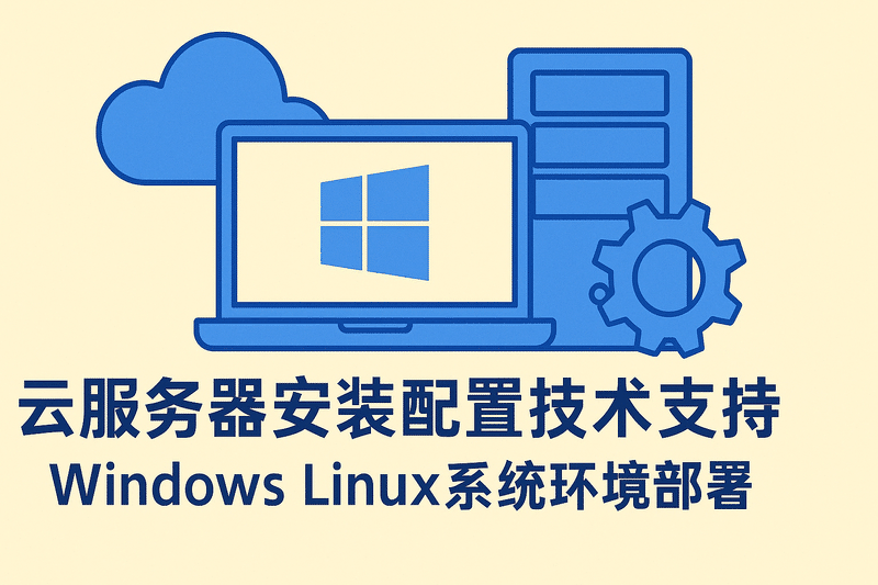 云服务器安装配置技术支持 Windows Linux系统环境部署 云平台故障排查服务