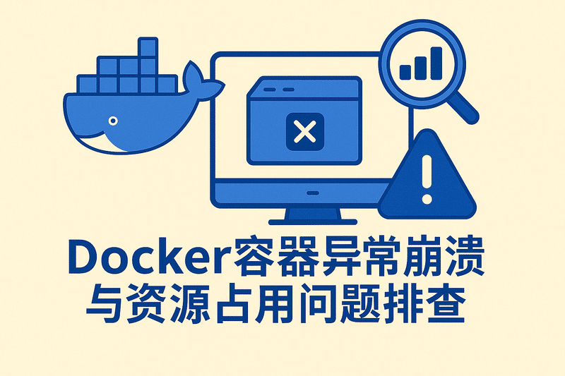 Docker容器异常崩溃与资源占用问题排查，性能调优与容器监控技术支持服务