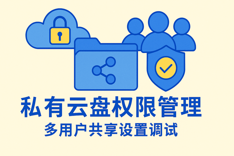 群晖威联通异地备份文件同步 私有云盘权限管理 多用户共享设置调试