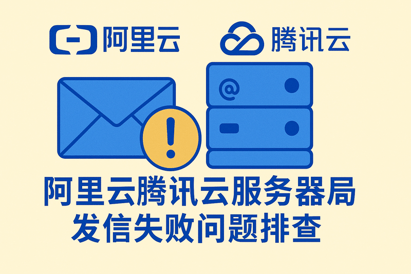 阿里云腾讯云服务器发信失败问题排查 SSL端口限制 Mail函数配置支持